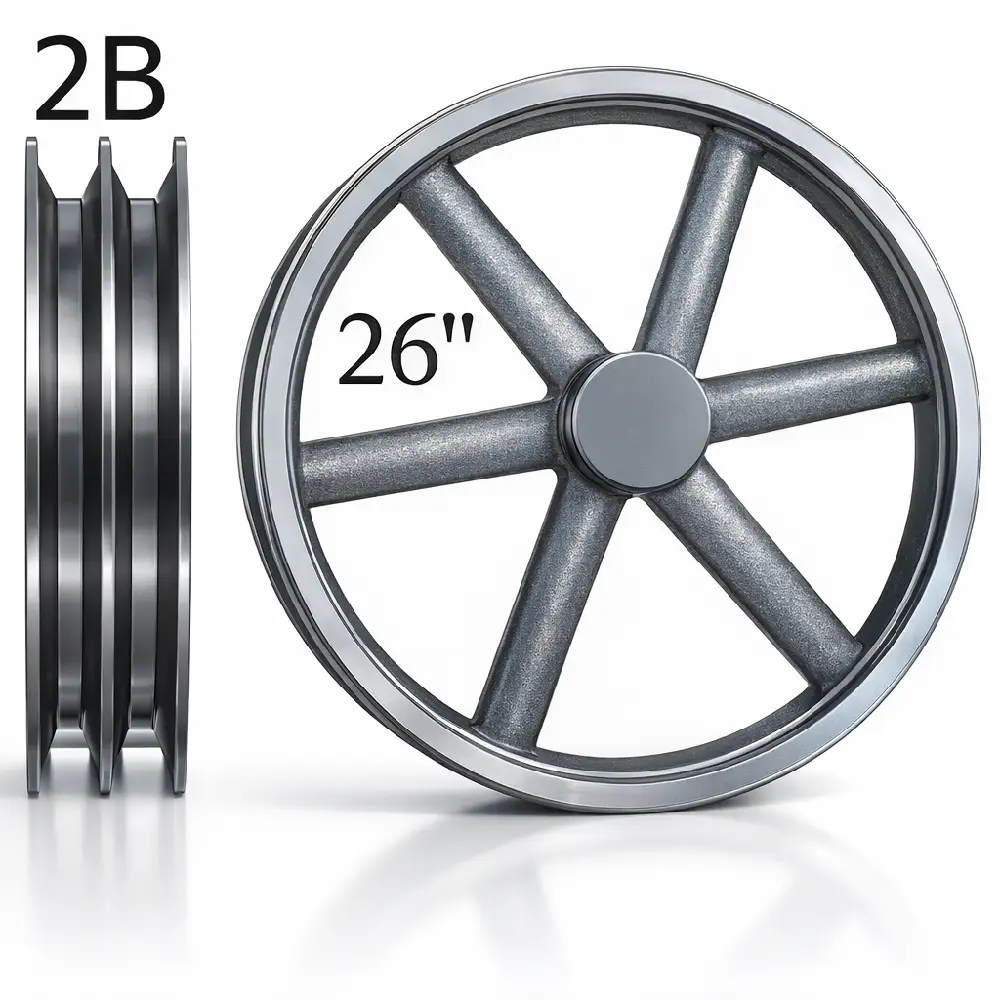 26 Inch B Belt 2B Pulley