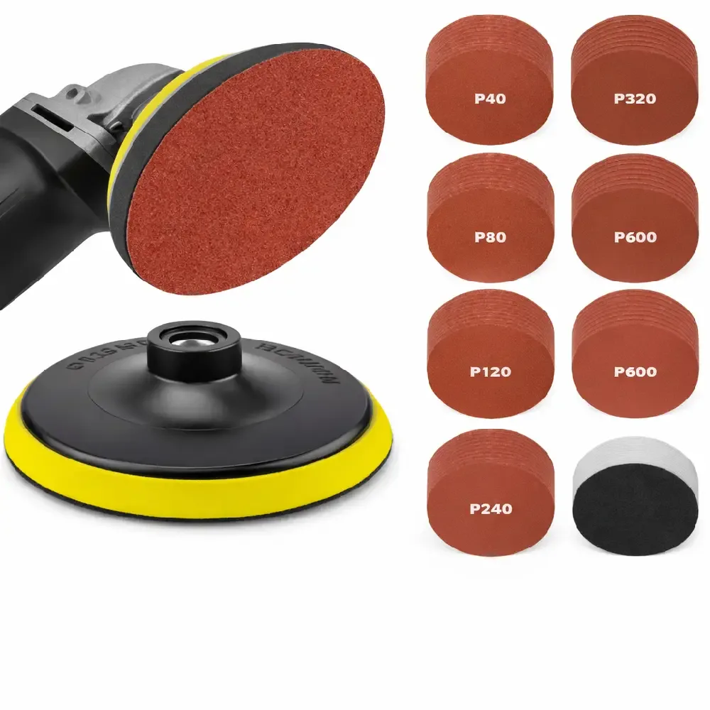 Angle Grinder Sandpaper Pad Kit