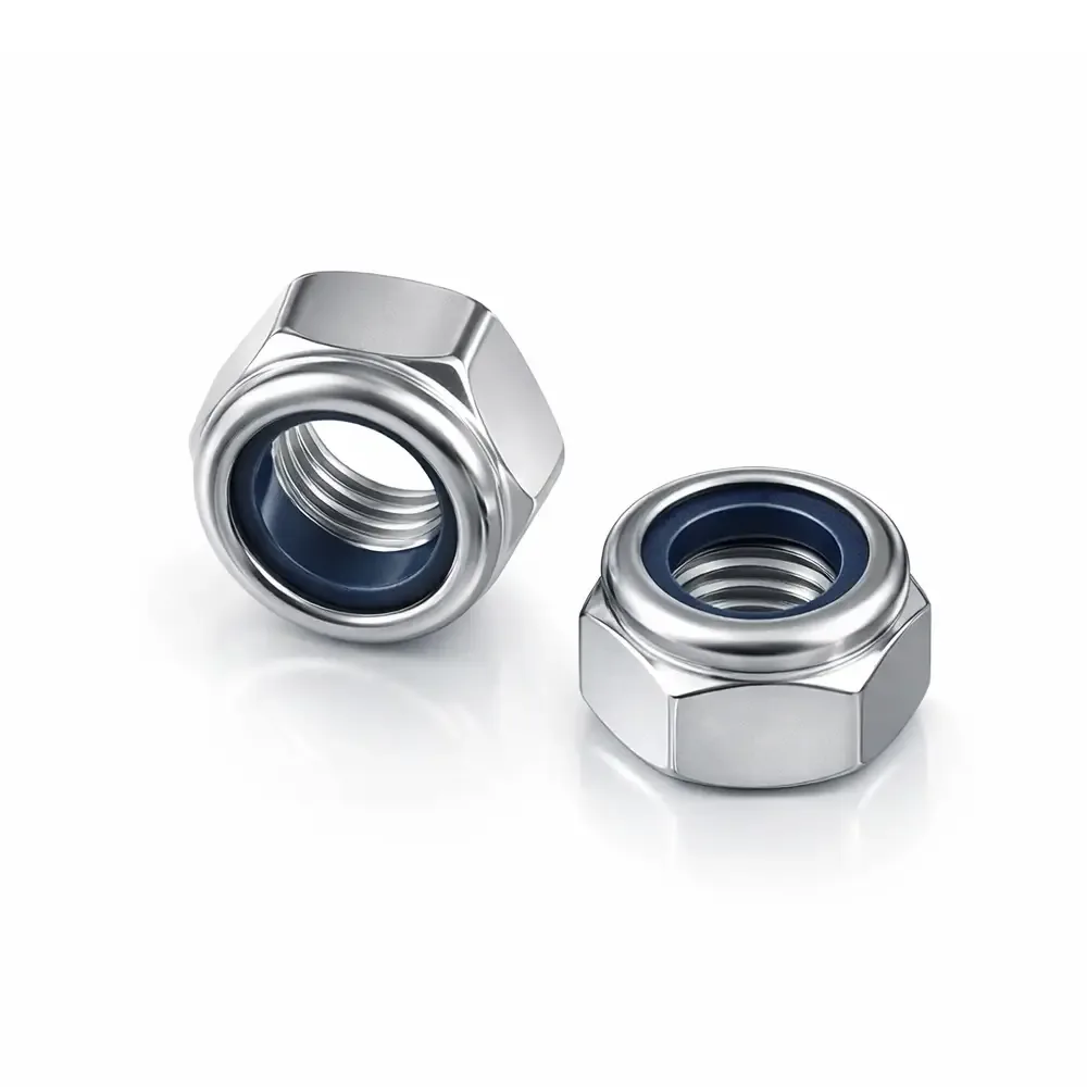 Thin Thread Inch Size Nylon Self Locking Nut