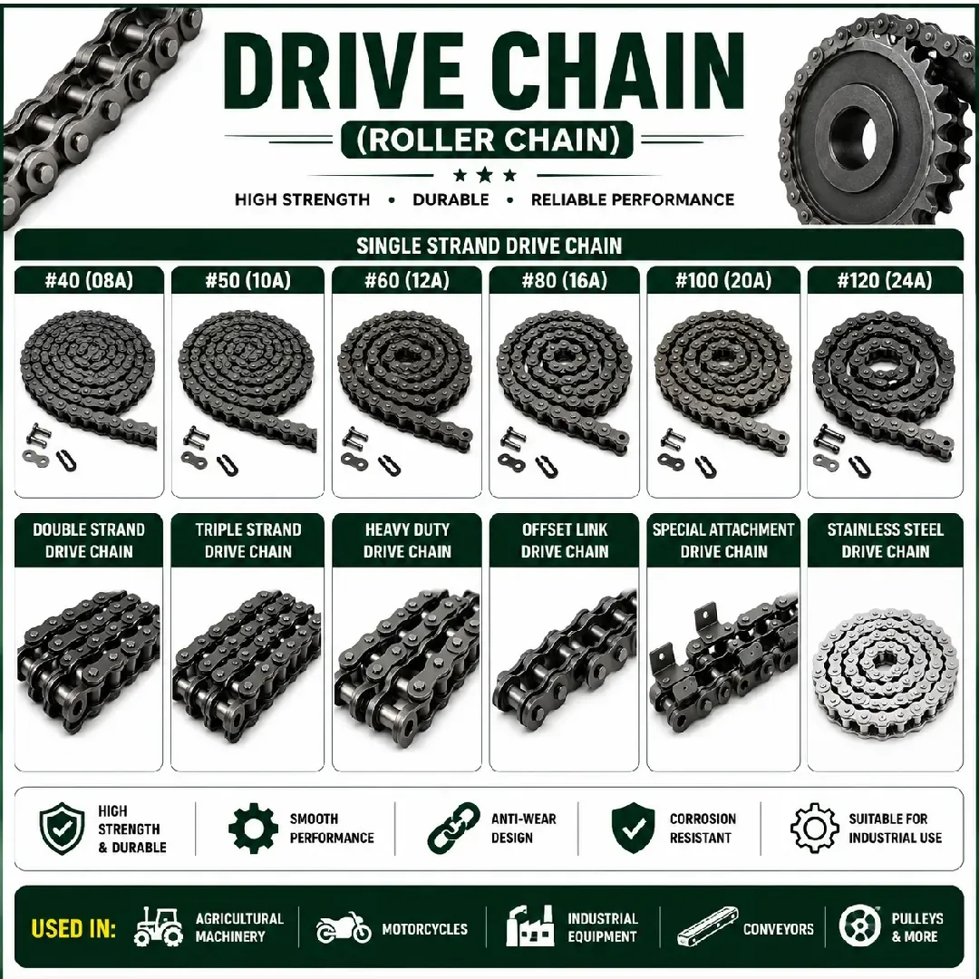 Single Strand Drive Chain