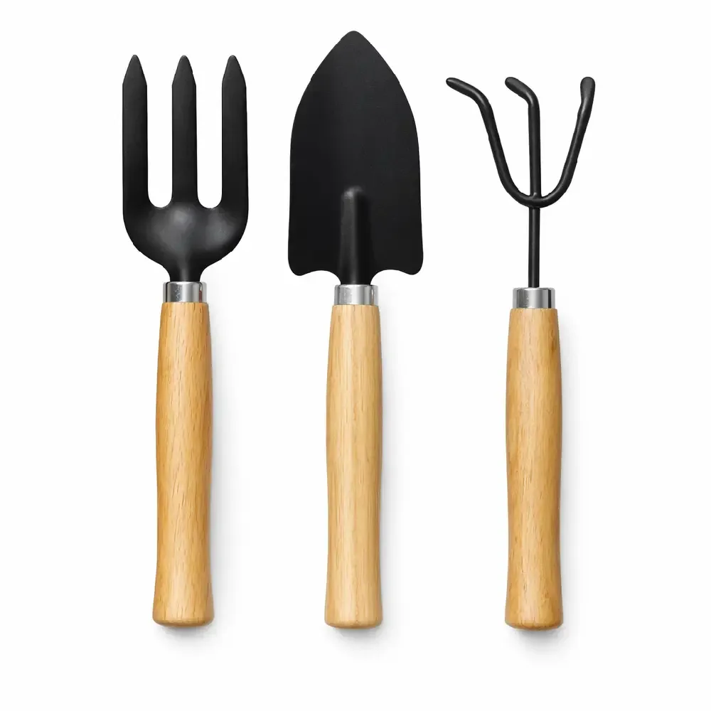 Gardening Hand Tool Set (Trowel, Cultivator, Fork)