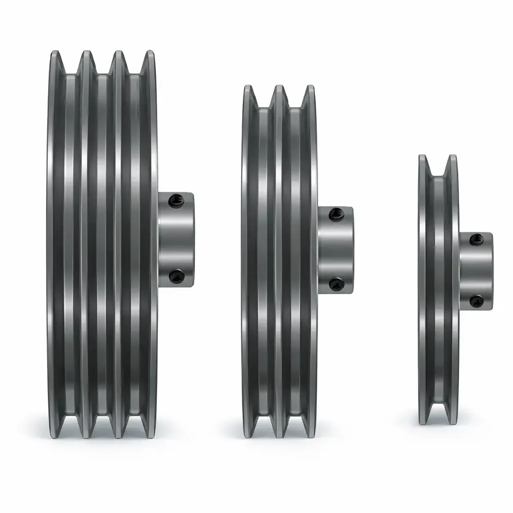 A Belt V Pulleys