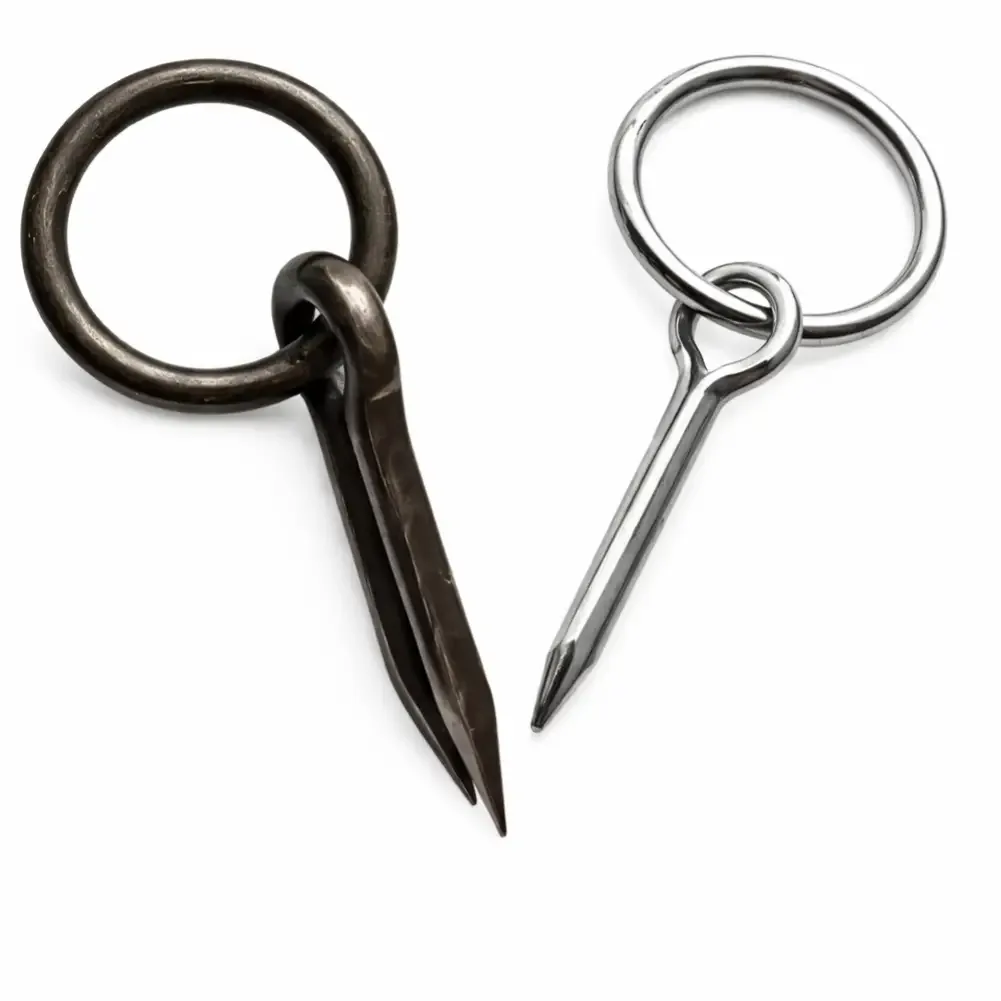 Blackened Ring with Nail