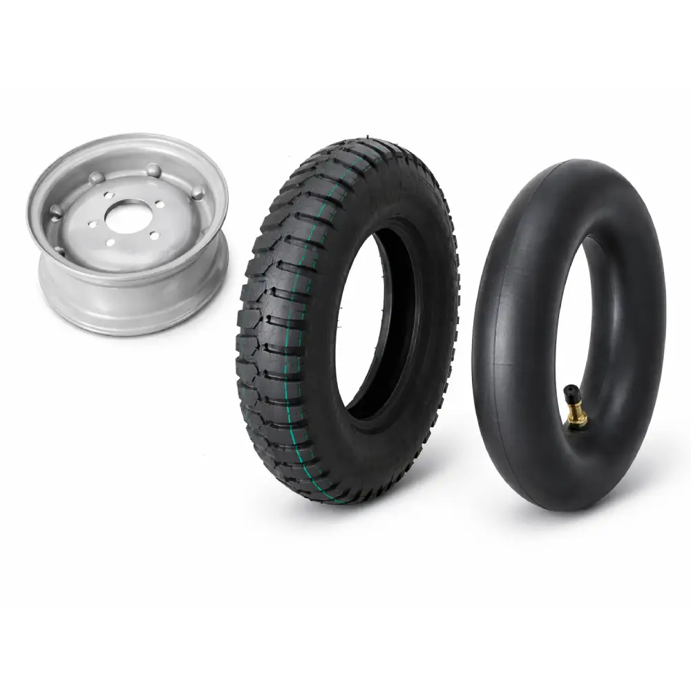 Tyre, Tube, and Rim