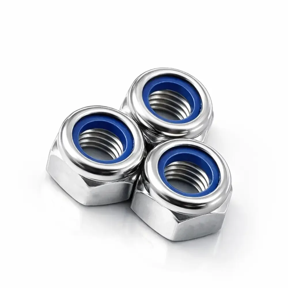 Thick Thread Inch Size Nylon Self Locking Nut