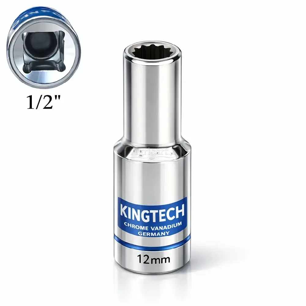 12 Point Hex Socket 12Mm 1/2 L Rod