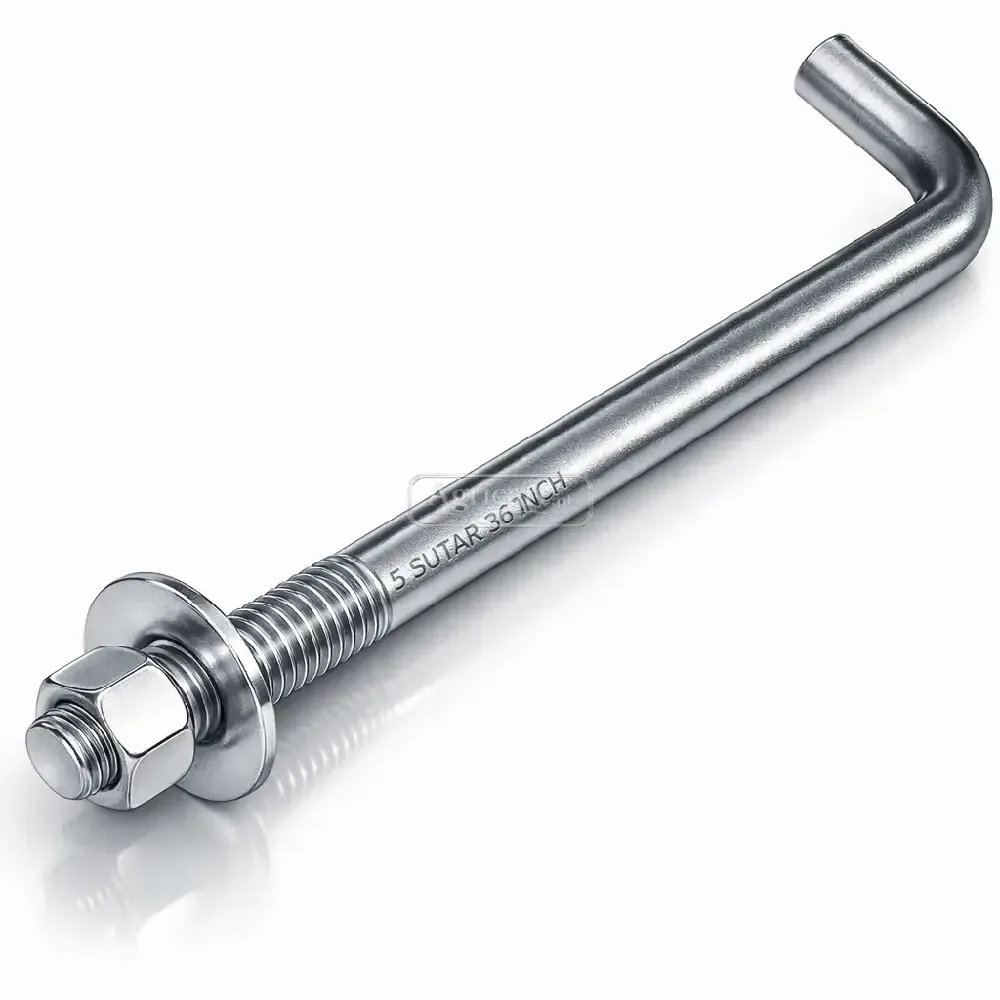 5 Sutar L Shaped Foundation Bolts 36 Inch