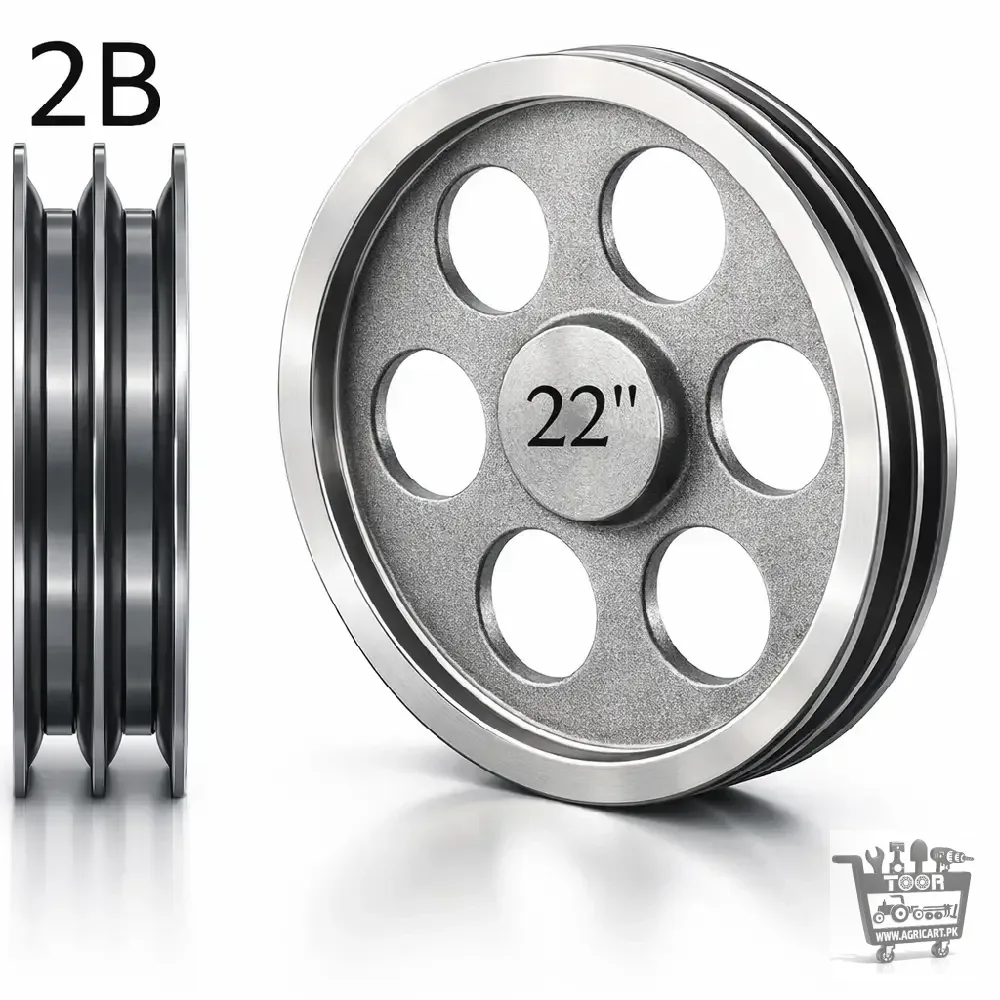 22 Inch B Belt 2B Pulley