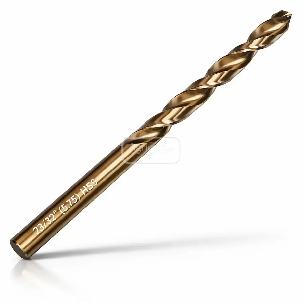 Hss Gold Metal Drill Bit 23/32  (5.75 Sutar)