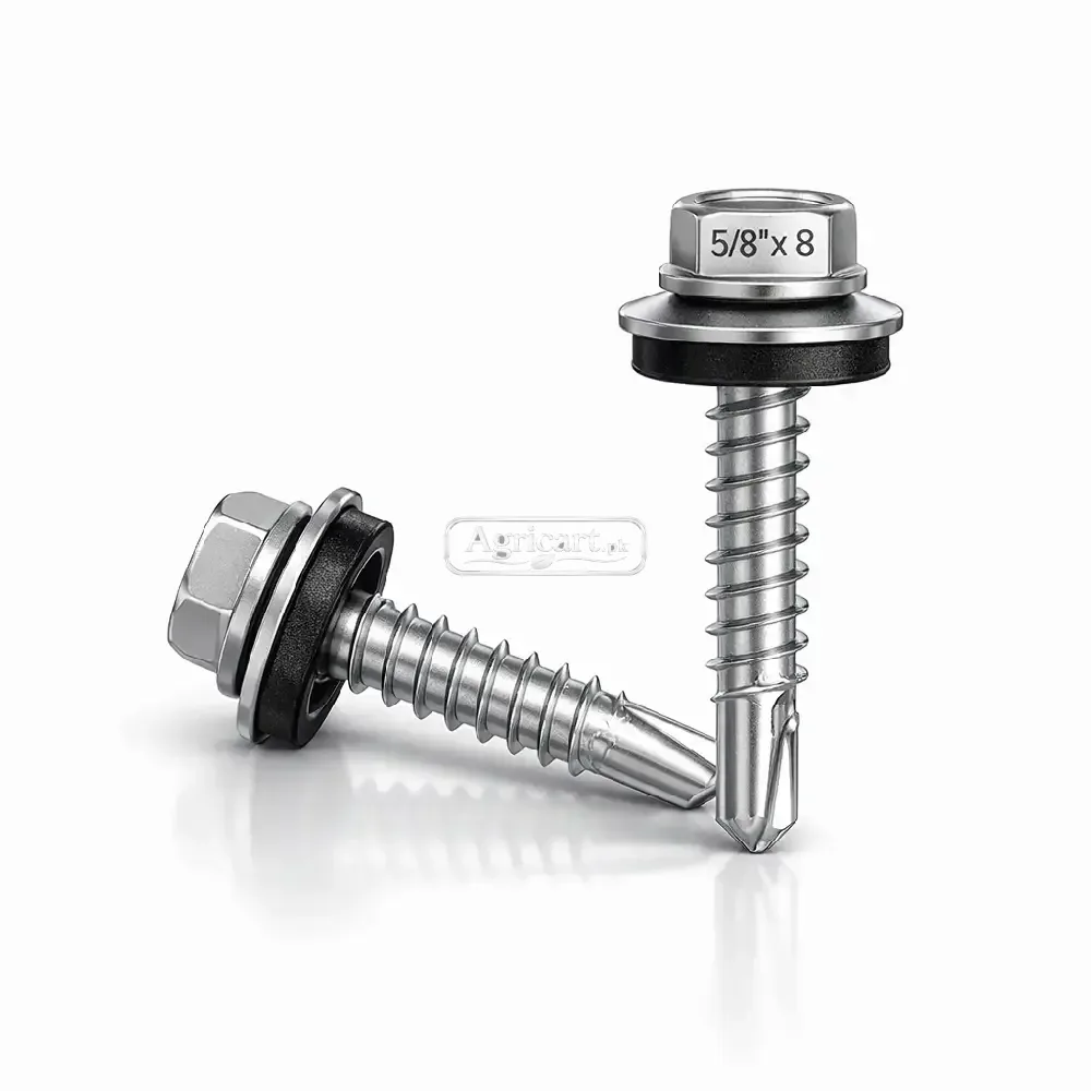 Hex Head Self Drilling Screw 0.625 Inch 08 No