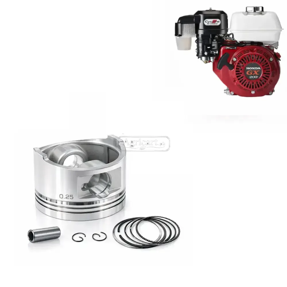 Gx 200 Petrol Engine Piston Ring Set 0.25 Size.