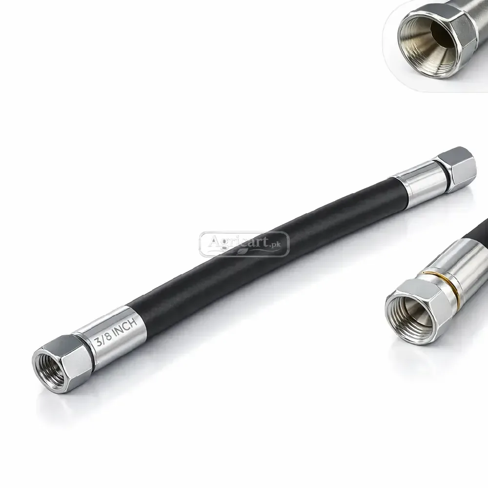 Hydraulic Hose Pipe 2 Feet 3/8 Inch A Grade