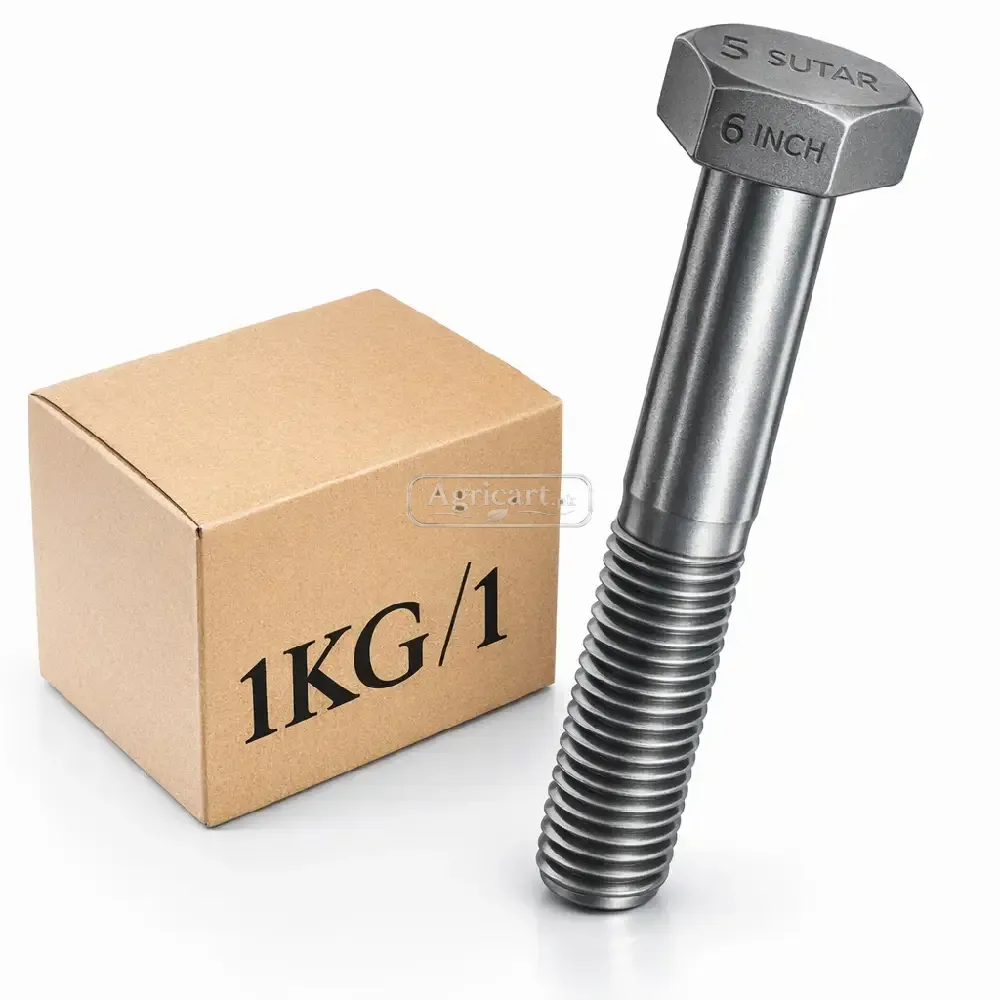 5 Sutar Half Thread 6 Inch Bolt