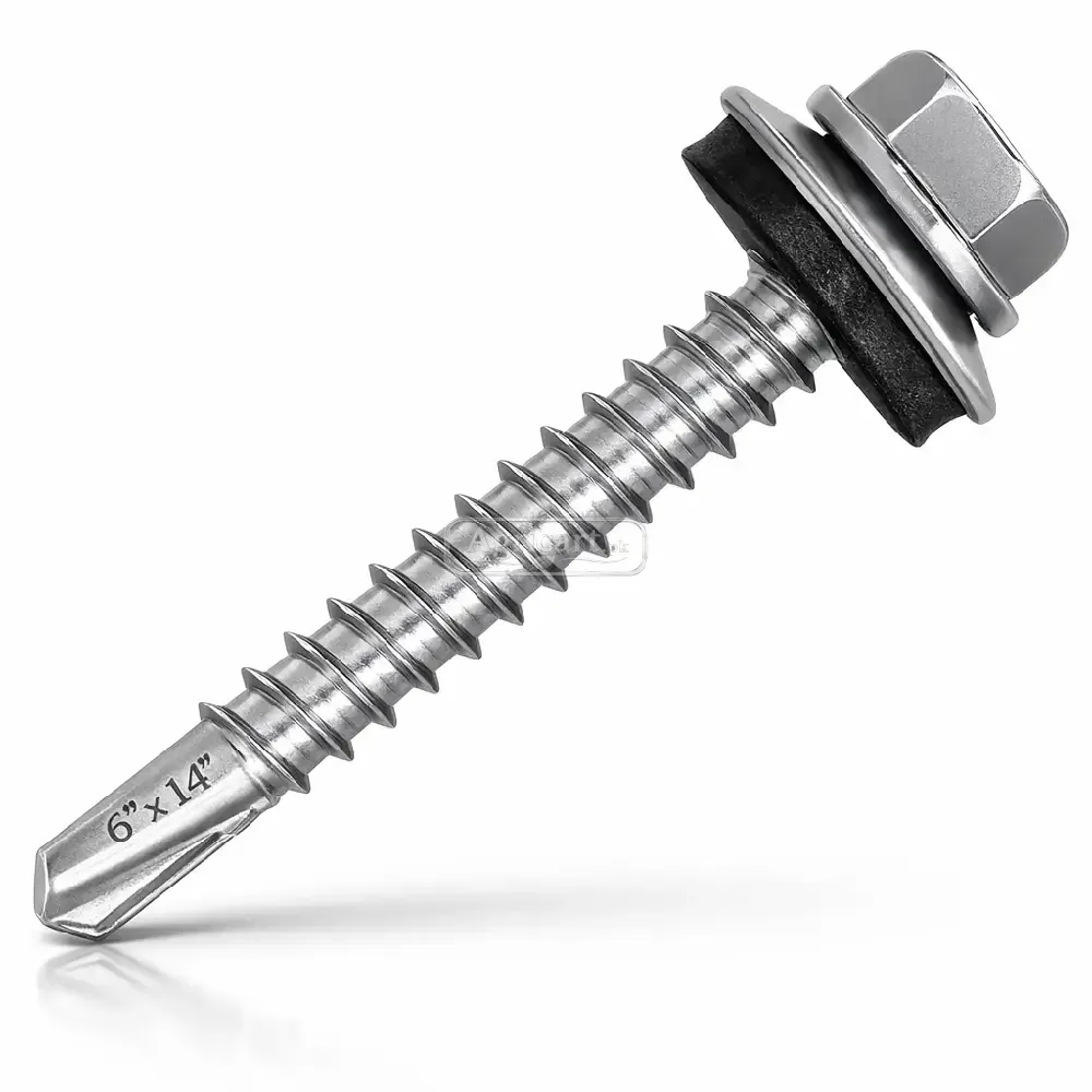 Hex Head Self Drilling Screw 6 Inch 14 No