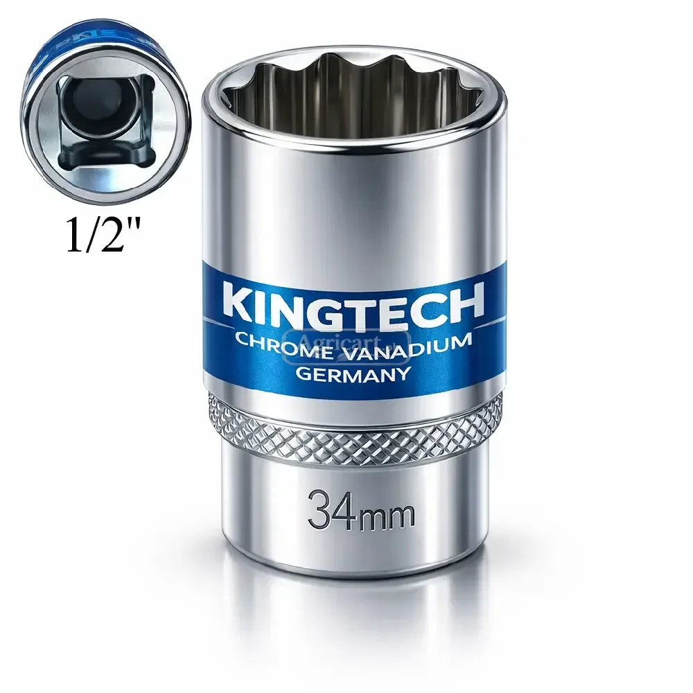 12 Point Hex Socket 34Mm 1/2 L Rod