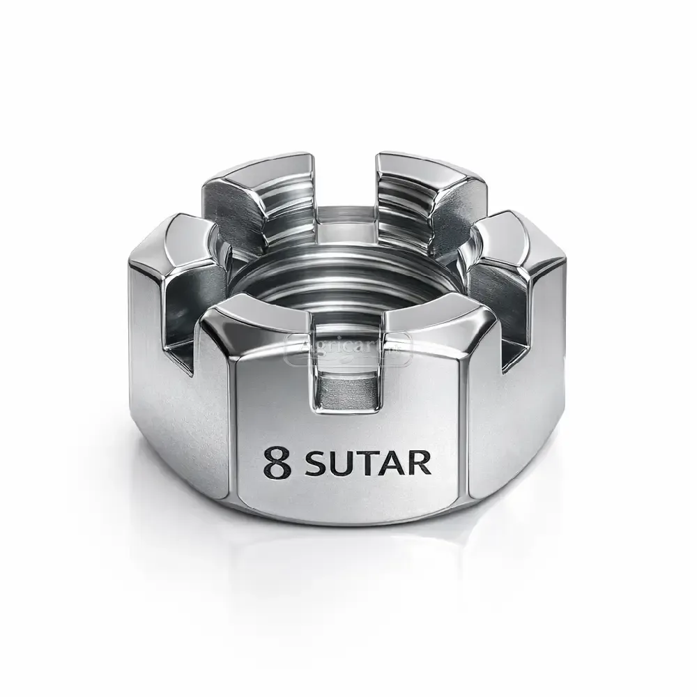 Hexagonal Castle Nut Thick Thread 8 Sutar