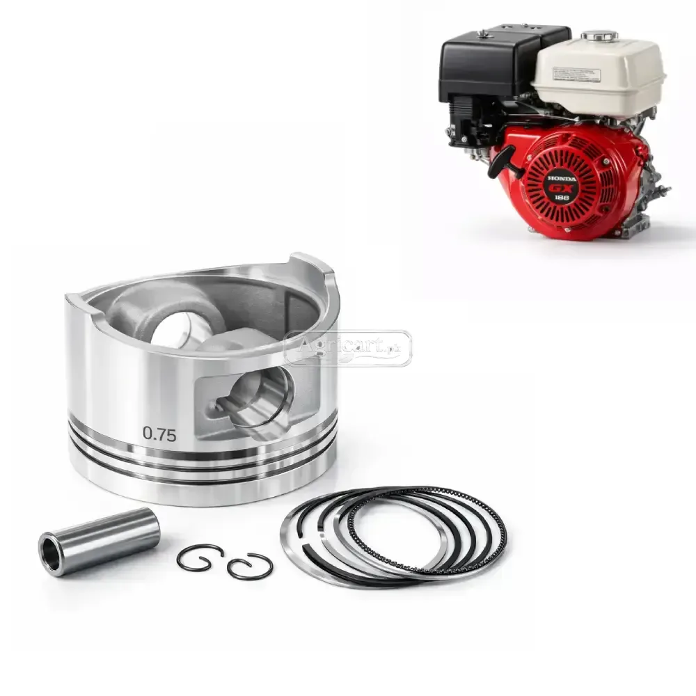 Gx 188 Petrol Engine Piston Ring Set 0.75 Size.