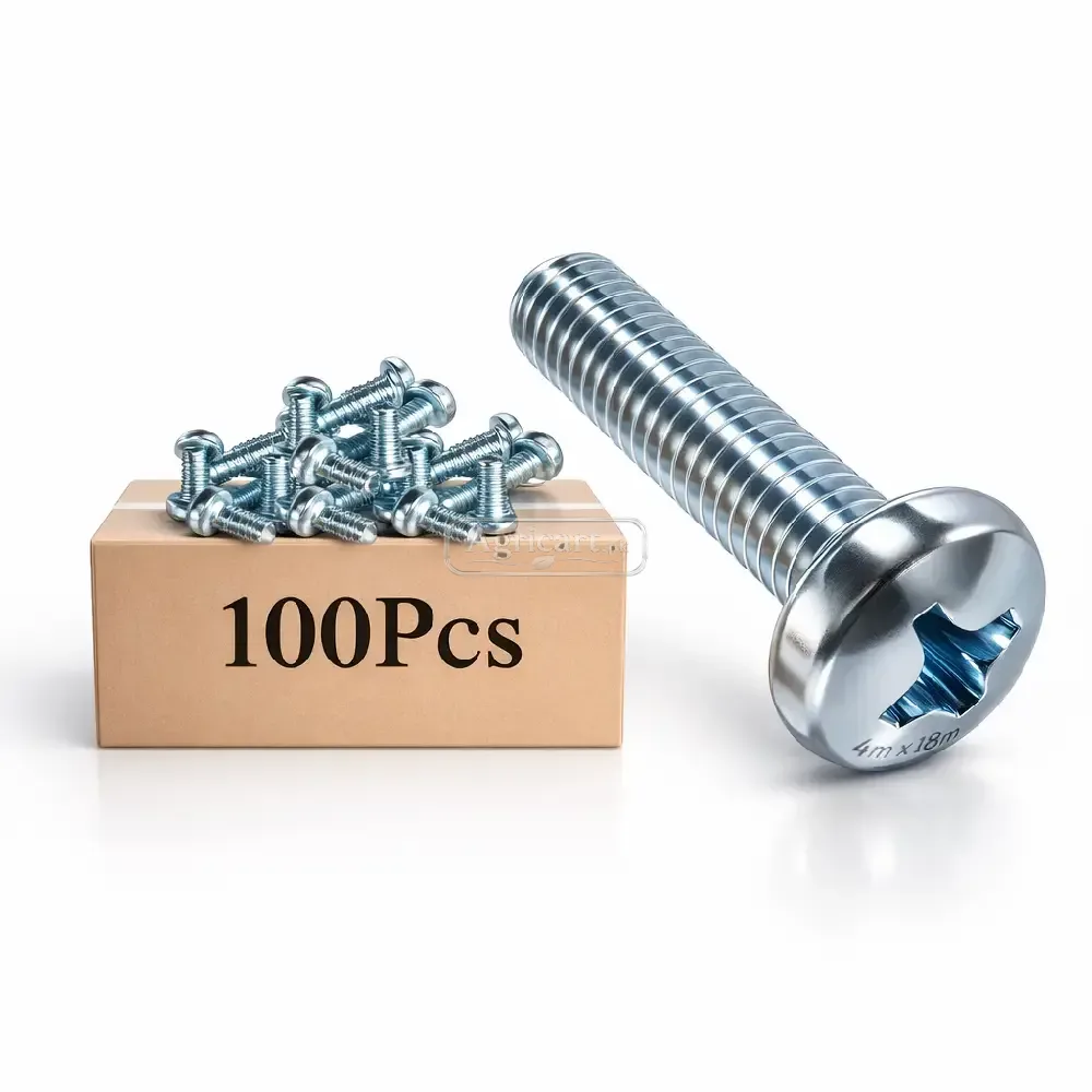 Cross Recessed Pan Head Tapping Screw 4Mm X 18Mm