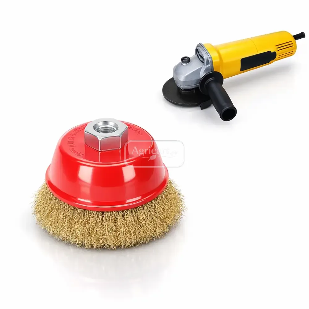 Angle Grinder Soft Wire Brush 14Mm Nut 3 Inch