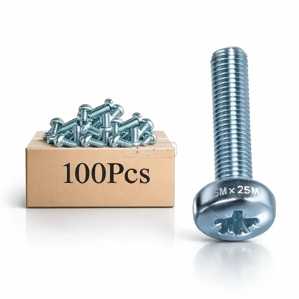 Cross Recessed Pan Head Tapping Screw 5Mm X 25Mm