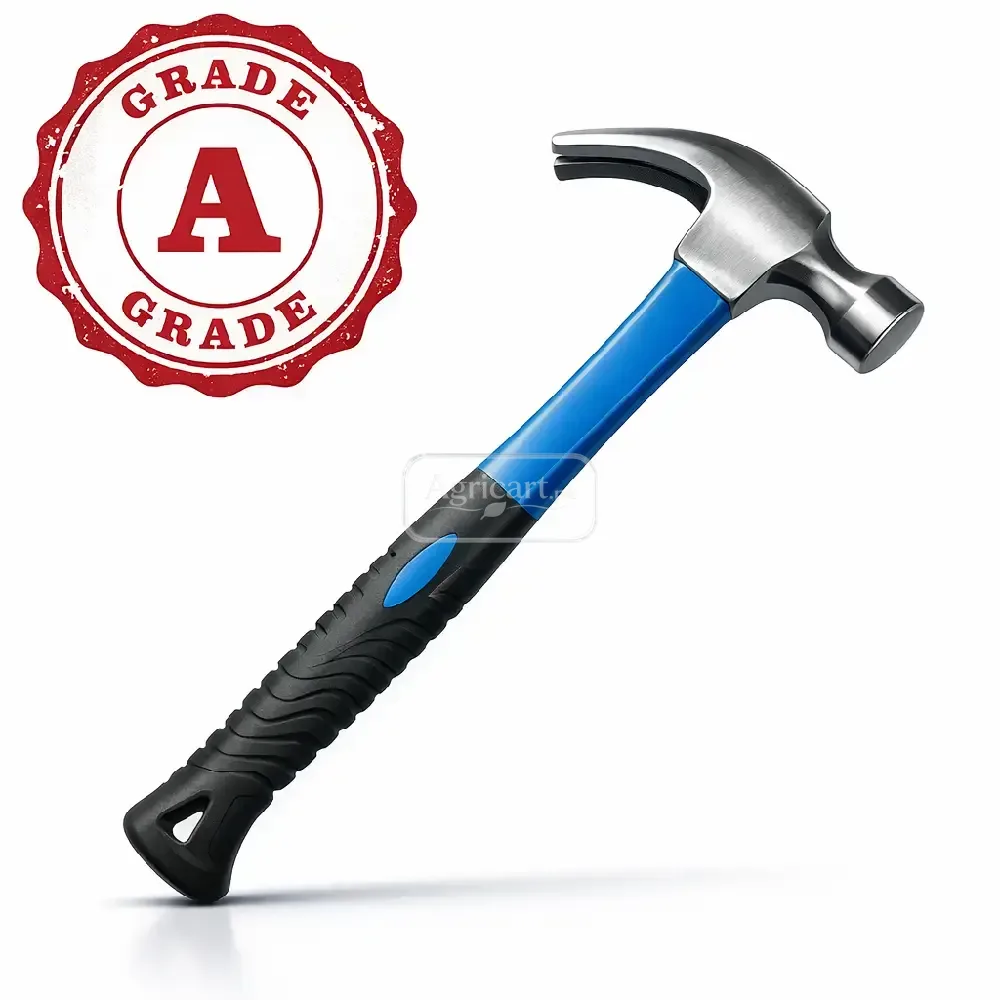 Claw Hammer Fiberglass Handle A Grade 0.5Lb