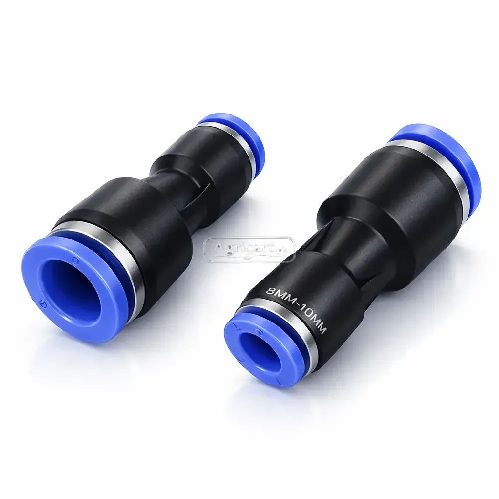 Pneumatic Pipe Coupler Connector 10Mm 8Mm