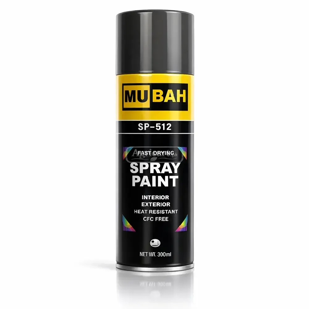 Mubah Spray Paint Met Black