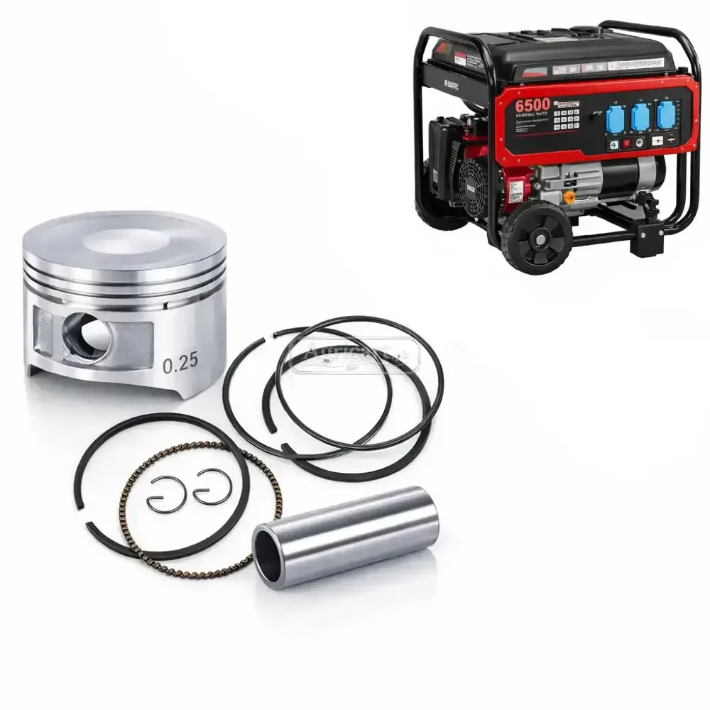 Portable Generator 6500 Watt Ring Piston Set 0.25 Size