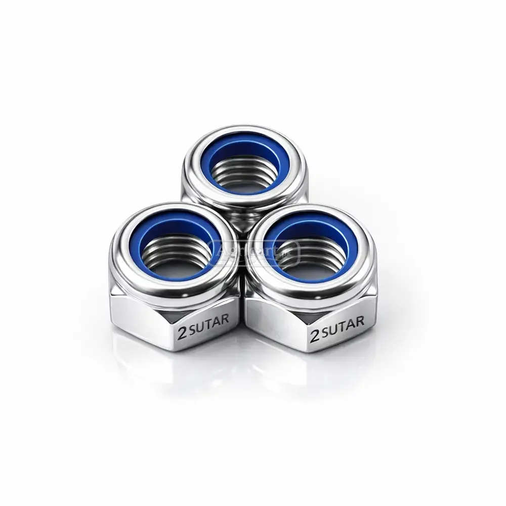 2 Sutar Nylon Self Locking Nut