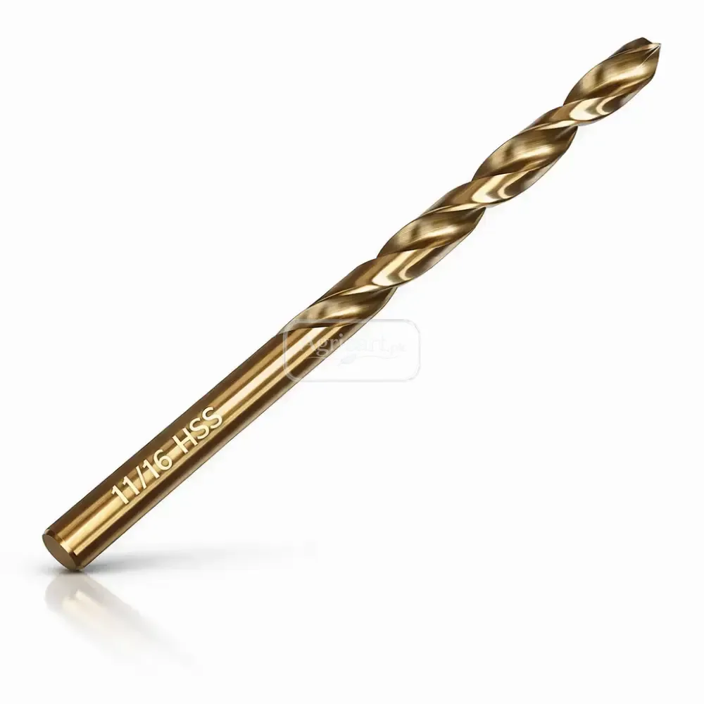 Hss Gold Metal Drill Bit 11/16 (5.50 Sutar)