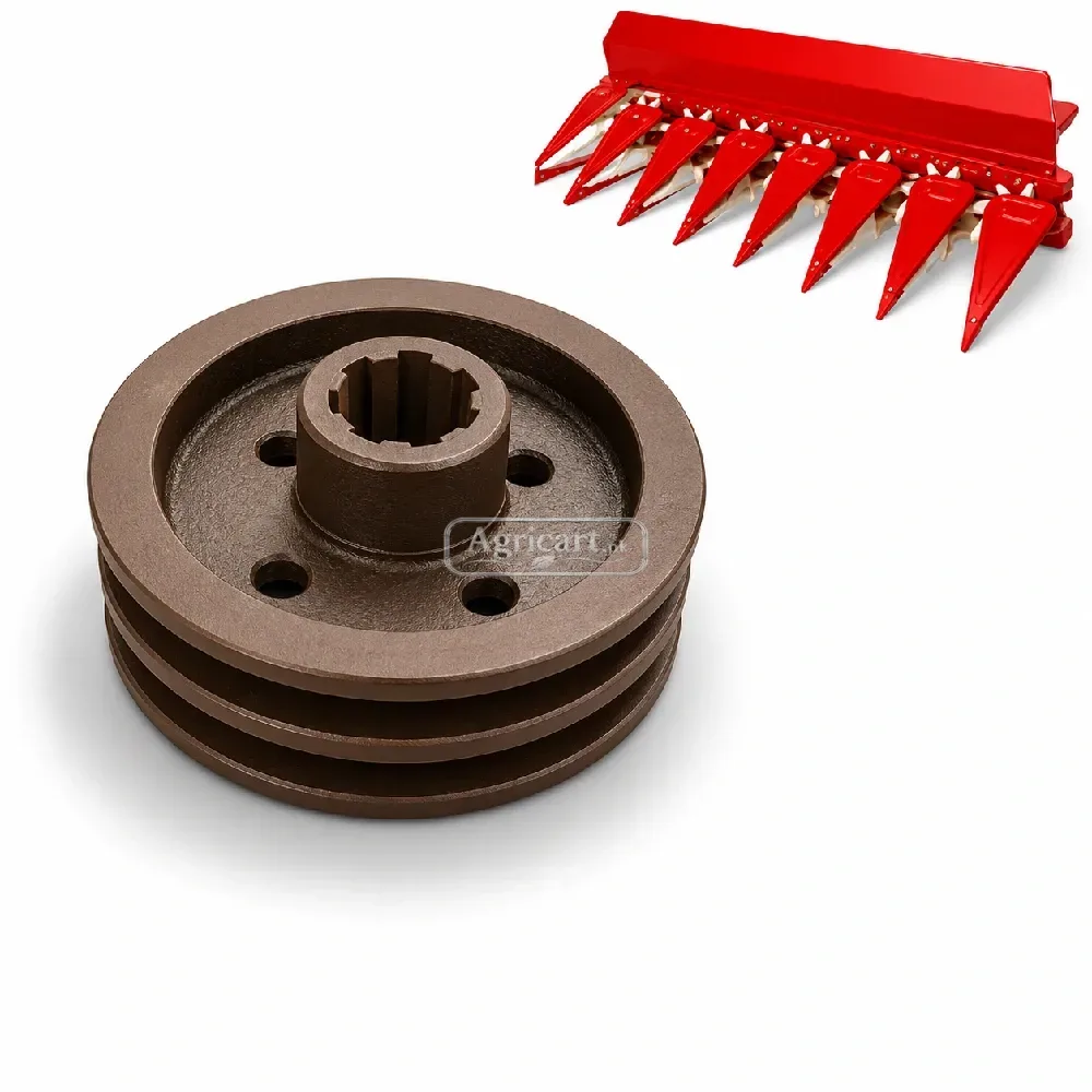 Harvester Reaper Machine Pulley 7 Inch Double Belt