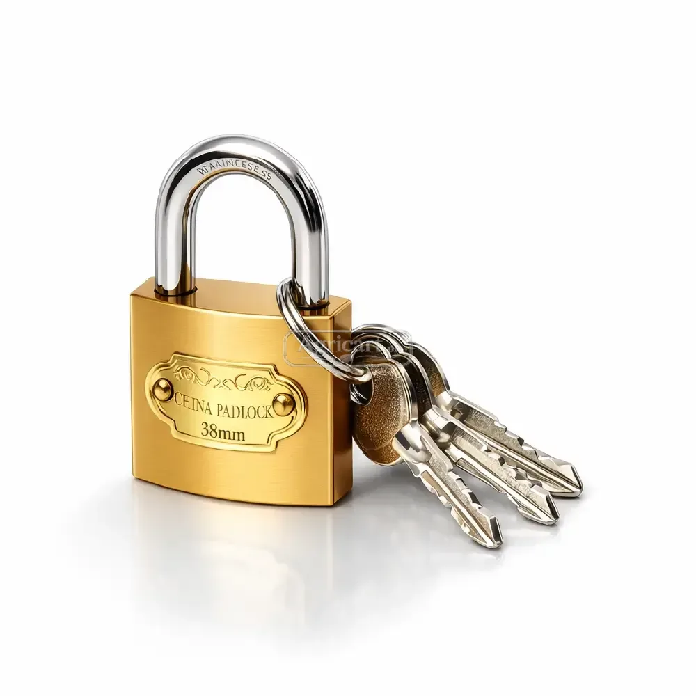China Padlock Golden 38Mm Computer Key