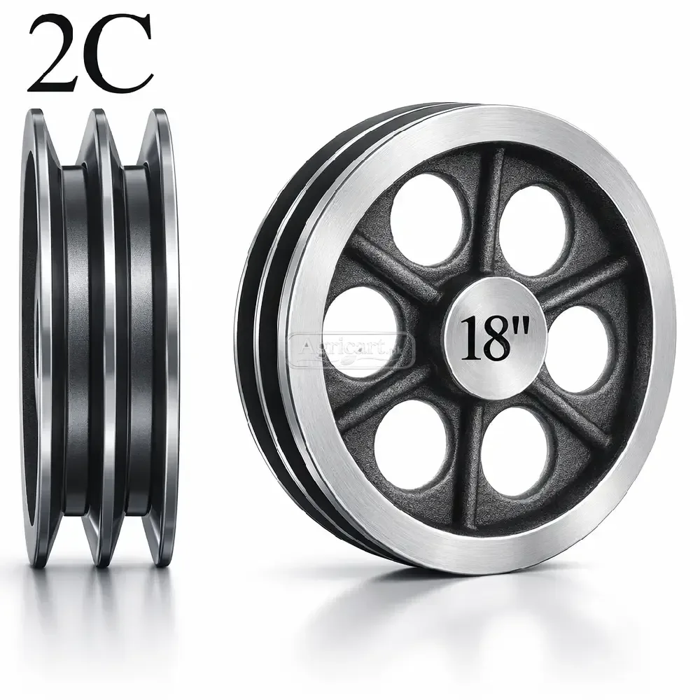 18 Inch C Belt 2B Pulley