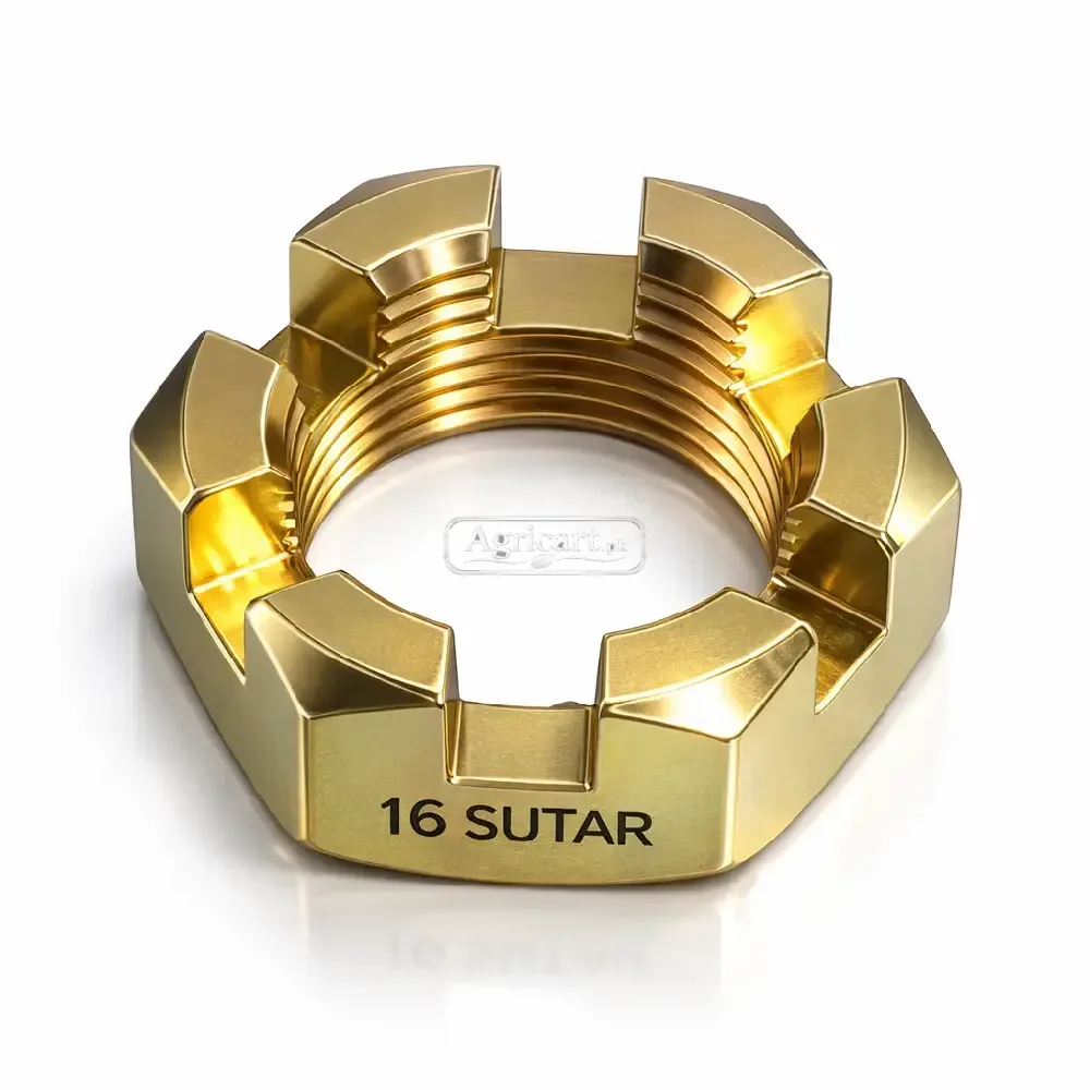 Hexagonal Castle Nut Thin Thread 16 Sutar