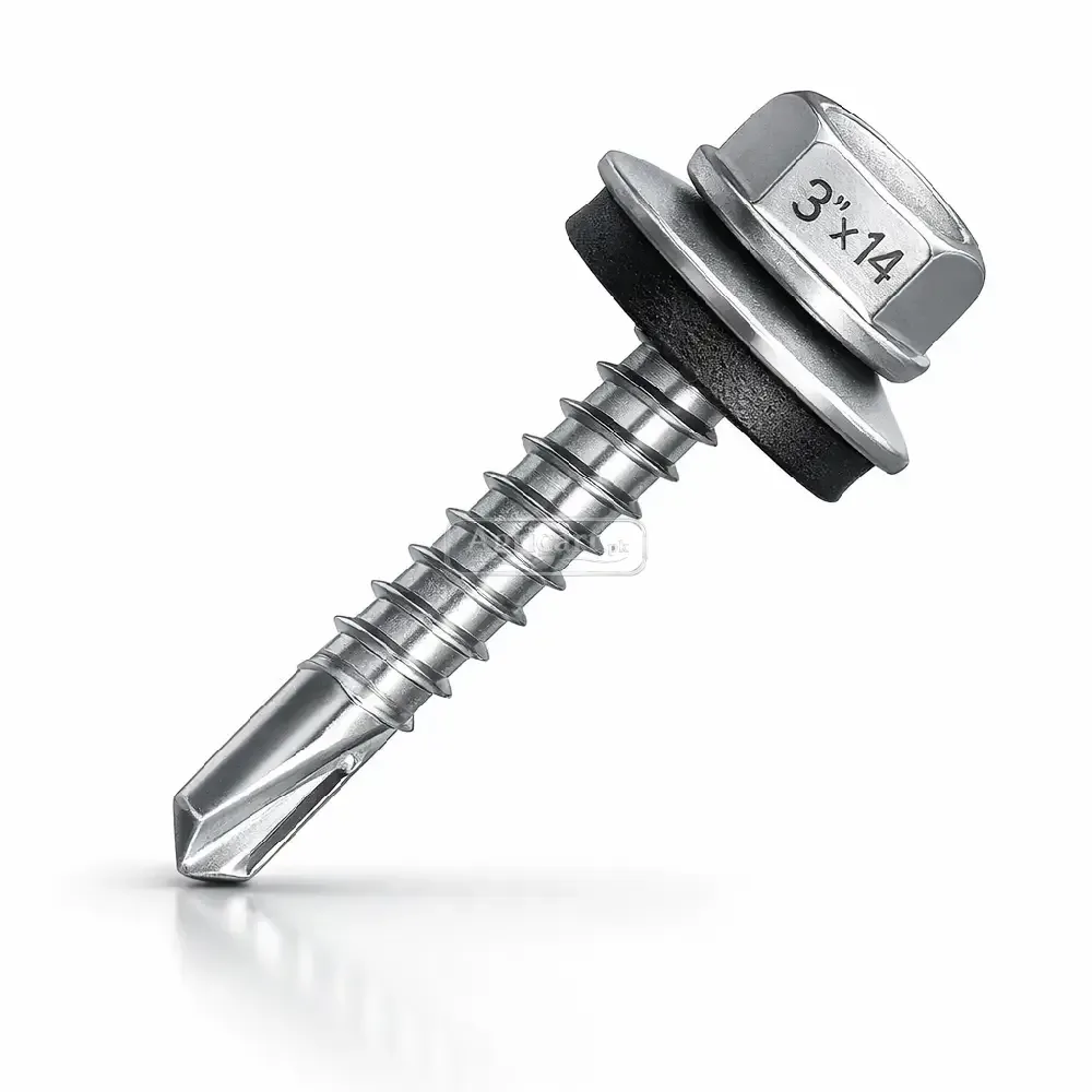Hex Head Self Drilling Screw 3 Inch 14 No