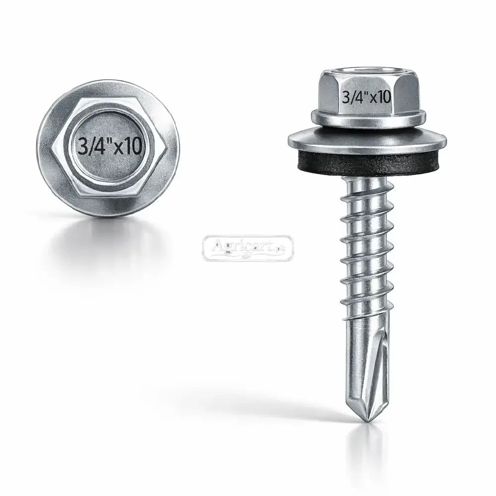 Hex Head Self Drilling Screw 0.75 Inch 10 No