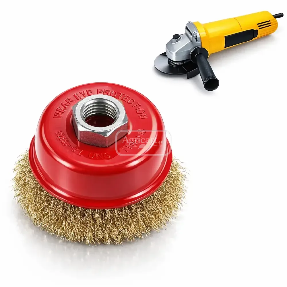 Angle Grinder Soft Wire Brush 17Mm Nut 3 Inch