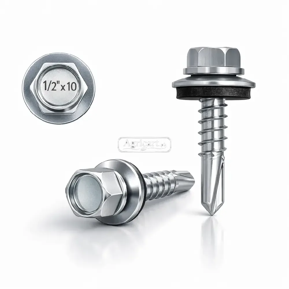 Hex Head Self Drilling Screw 0.5 Inch 10 No