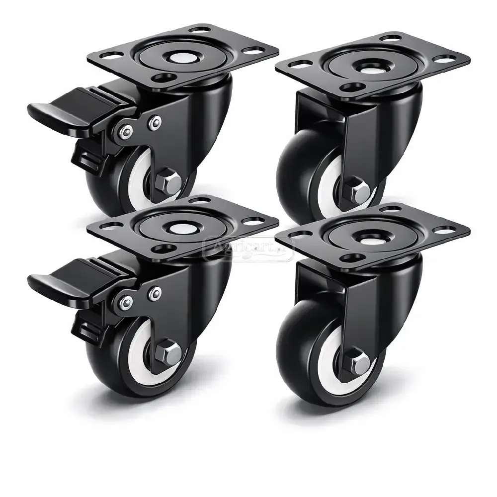 China Polyurethane Caster Wheels Set 2.5 Inch