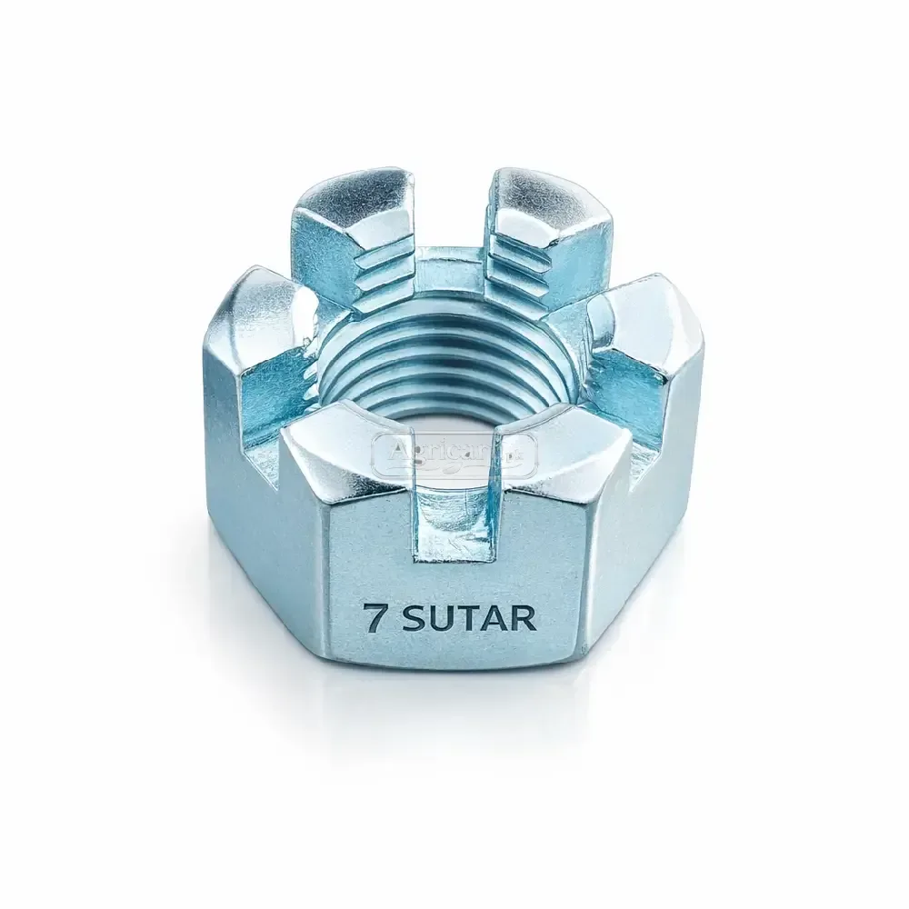 Hexagonal Castle Nut Unf Thread 7 Sutar
