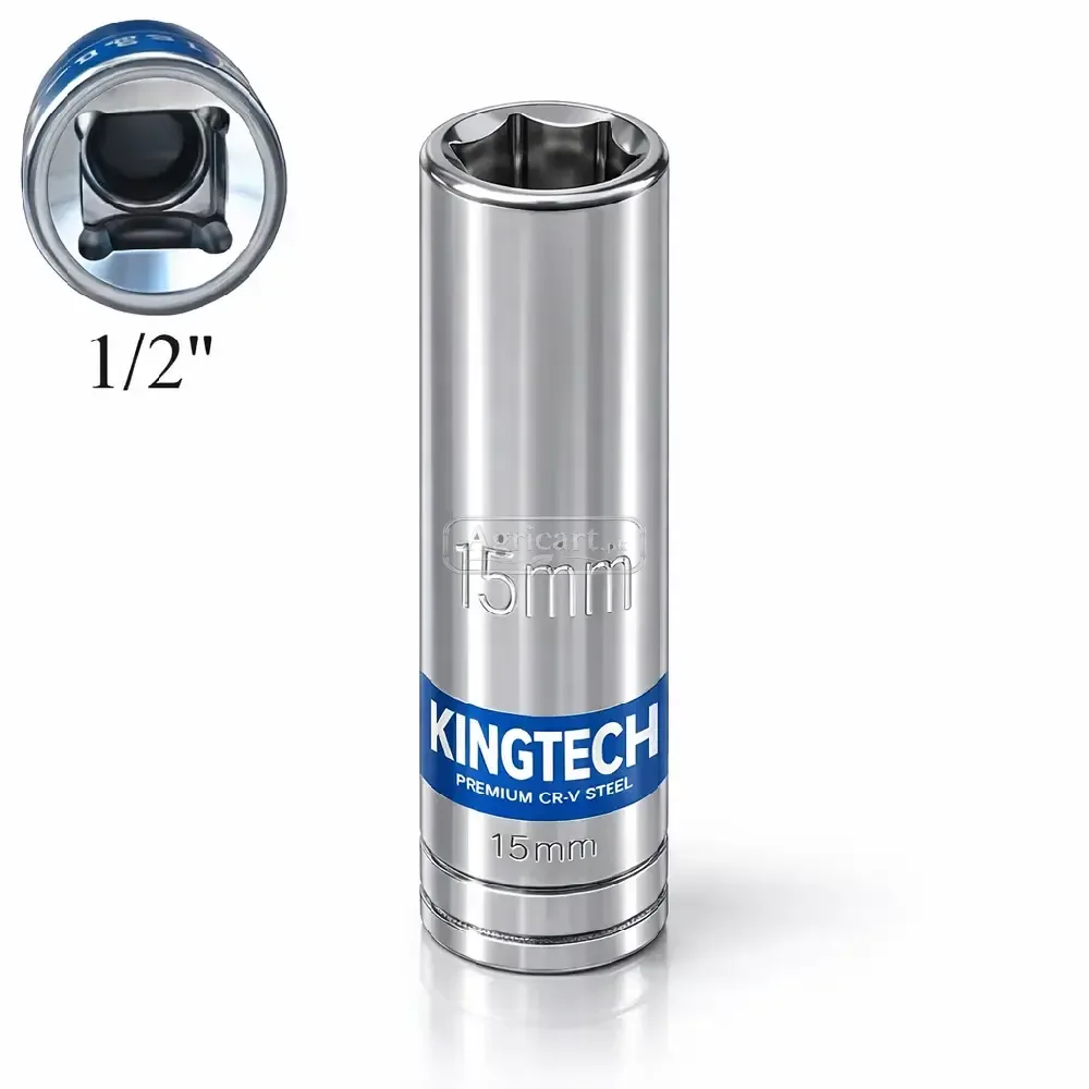 Long Hex Socket 15Mm 1/2 L Rod