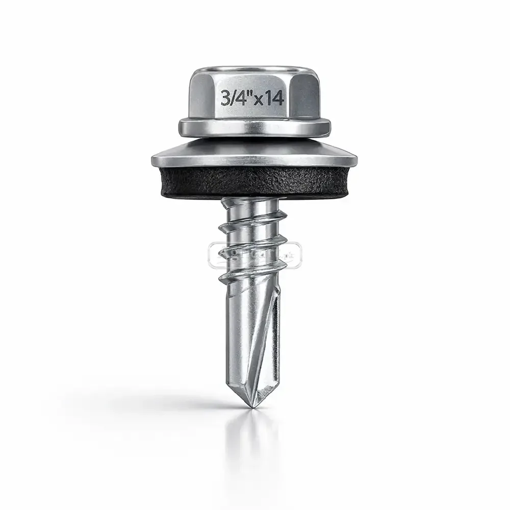 Hex Head Self Drilling Screw 0.75 Inch 14 No