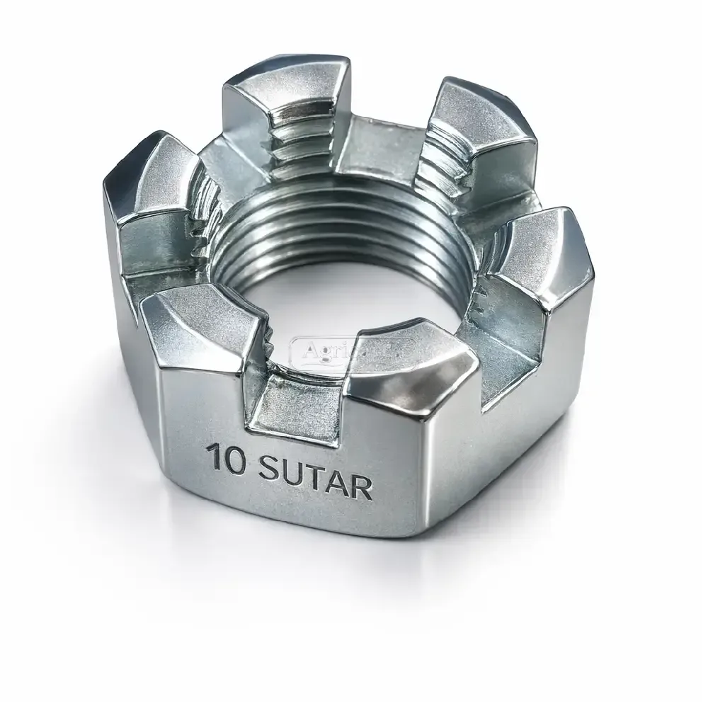 Hexagonal Castle Nut Thick Thread 10 Sutar