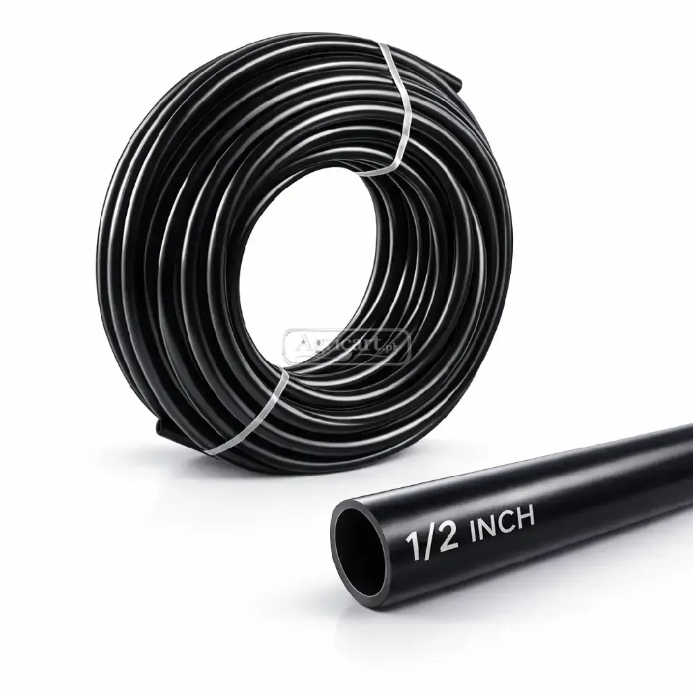Hard Pipe Black 0.5 Inch