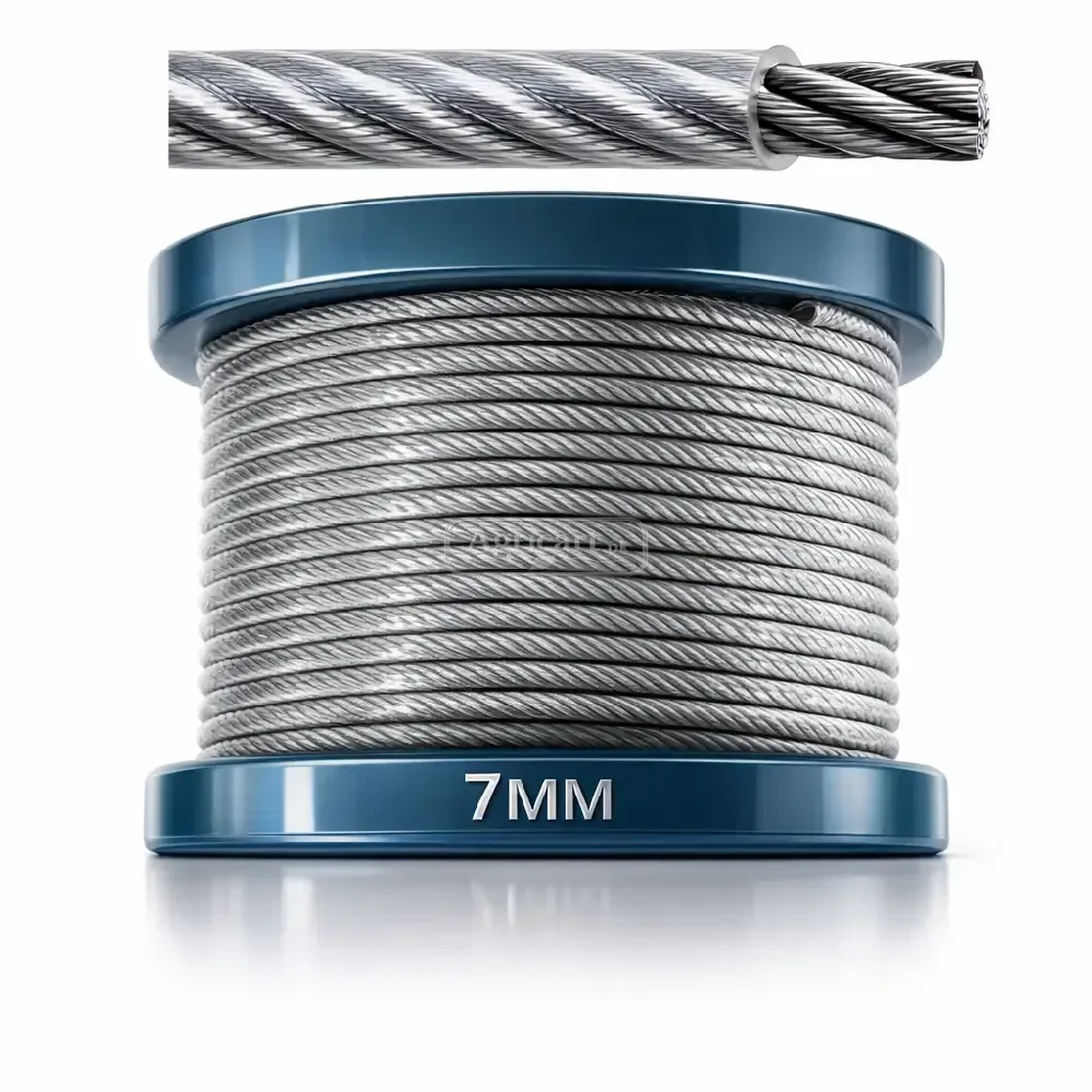 Pvc Coated Wire Rope 7Mm