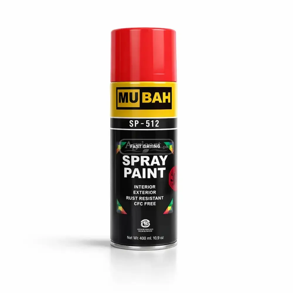 Mubah Spray Paint Red