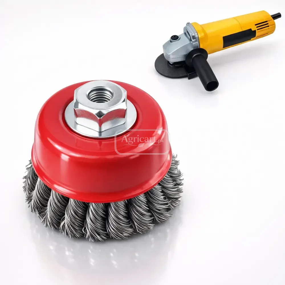 Angle Grinder Hard Wire Brush 14Mm Nut 3 Inch
