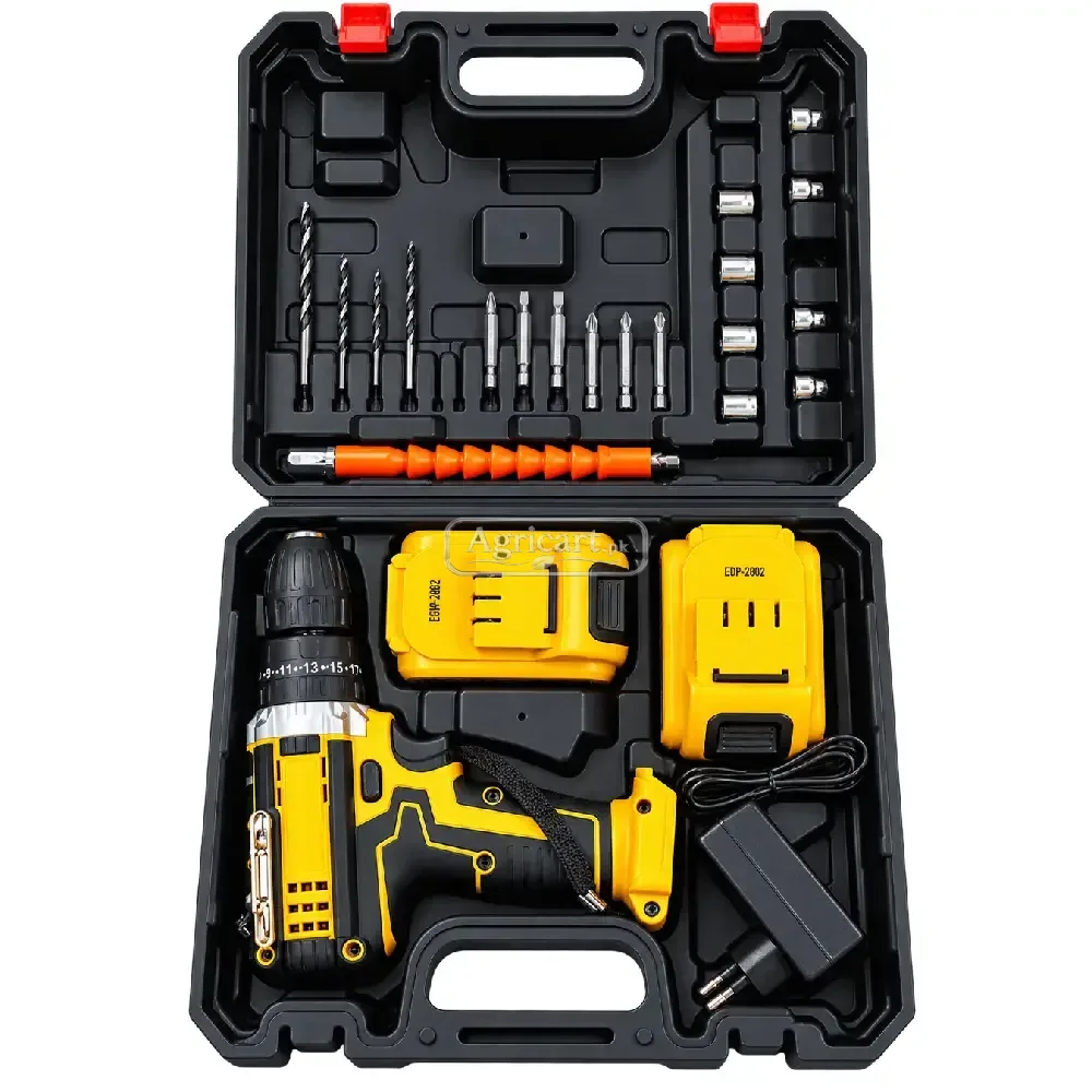 Cordless Drill & Screwdriver Tool Kit