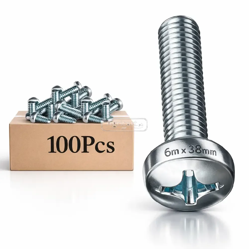 Cross Recessed Pan Head Tapping Screw 6Mm X 38Mm
