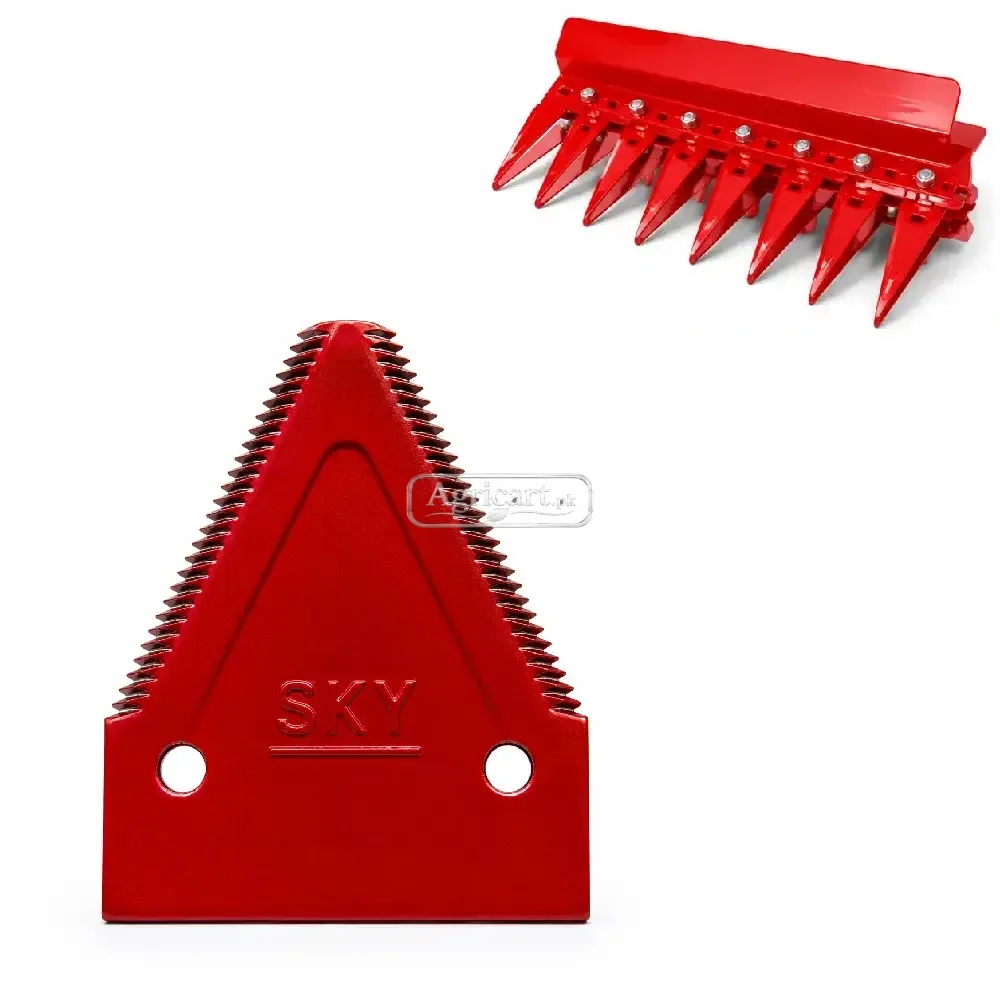 Harvester Reaper Machine Blade V Type Sky Red